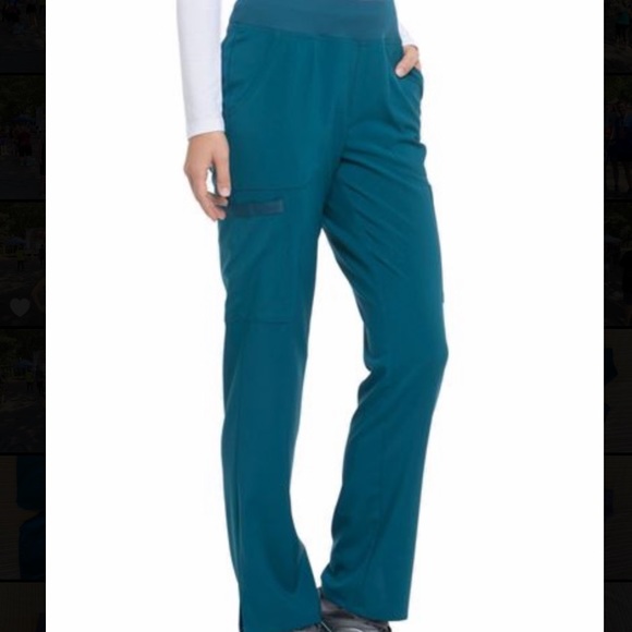 Bundle (2) Dickies Womens Wide Waste Band Scrub Pant - Picture 2 of 8